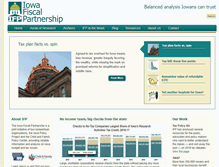 Tablet Screenshot of iowafiscal.org